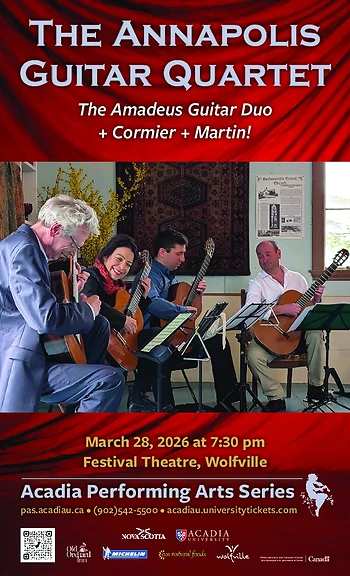 Poster for Annapolis Guitar Quartet
