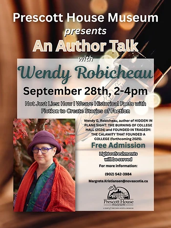 Poster for An Author Talk with Wendy Robicheau