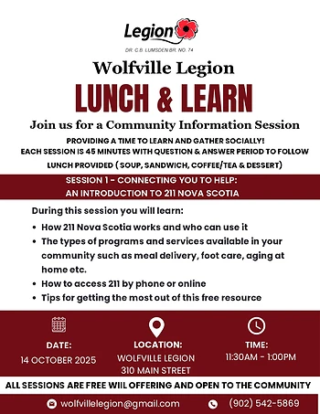 Poster for Lunch & Learn