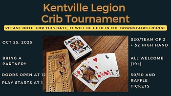 Poster for Crib Tournament