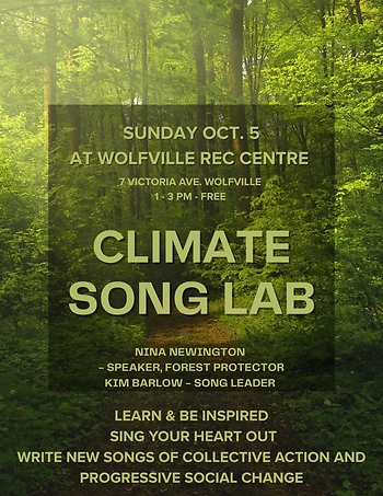 Poster for Climate Song Lab