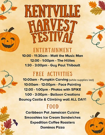 Poster for Kentville Harvest Festival