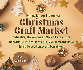 Poster for Christmas Craft Market