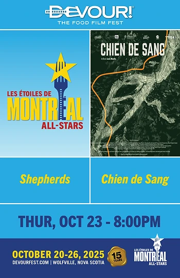 Poster for Devour! Shepherds w/Chien de Sang