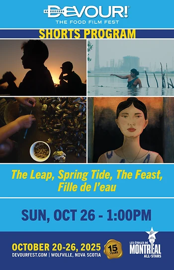 Poster for Devour! Shorts Program: The Leap, Spring Tide, The Feast, Fille de l'eau