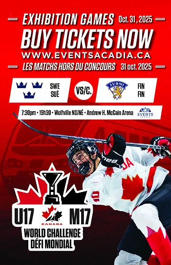 Poster for Sweden vs Finland - World Under 17 Hockey Challenge