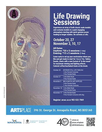 Poster for Life Drawing Session