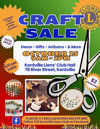 Poster for Craft Sale