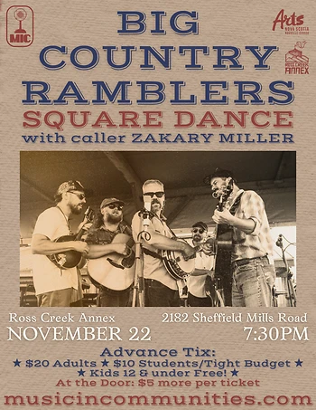 Poster for Square Dance w/ Big Country Ramblers