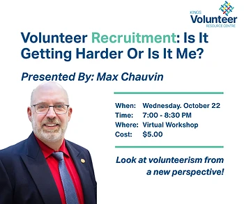 Poster for Is Volunteer Recruitment Getting Harder?