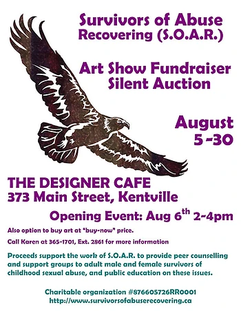 Poster for Silent Art Auction for Charity