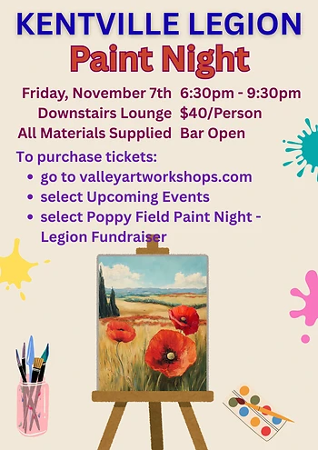 Poster for Paint Night