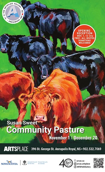 Poster for Opening | Community Pasture / Susan Sweet