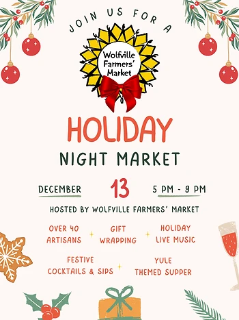 Poster for Holiday Night Market