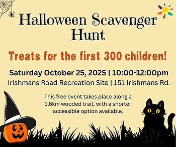 Poster for Halloween Scavenger Hunt