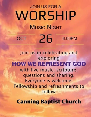 Poster for Music Night