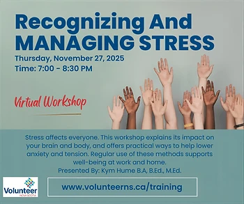 Poster for Recognizing and Managing Stress