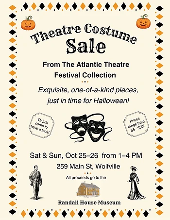 Poster for Atlantic Theatre Festival Costume Sale