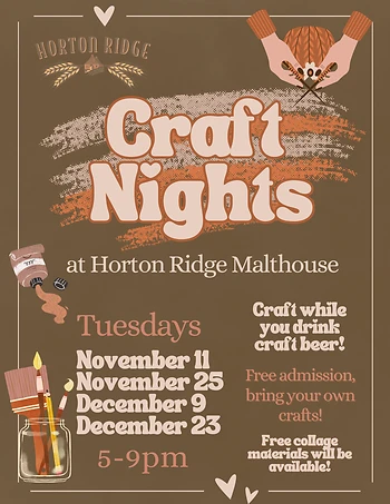Poster for Craft Night