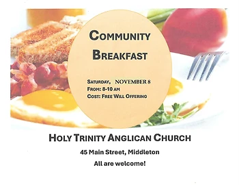 Poster for Community Breakfast