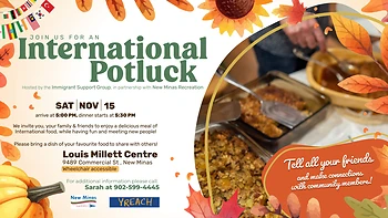 Poster for International Pot Luck Dinner