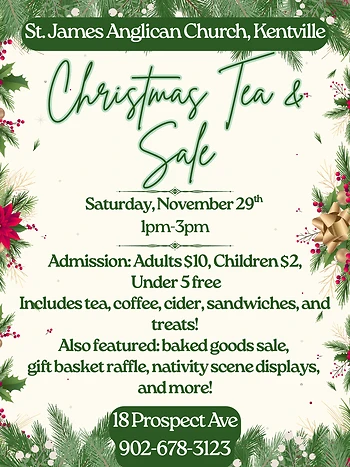 Poster for Christmas Tea