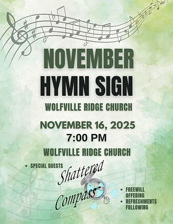 Poster for Hymn Sing