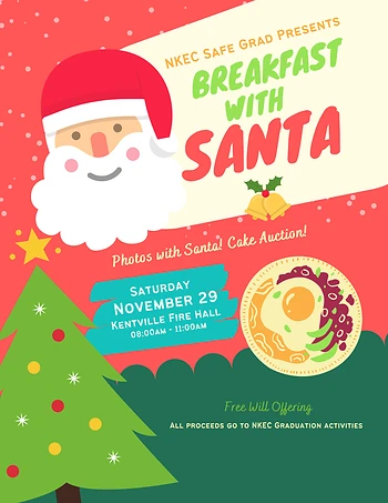 Poster for Santa Pancake Breakfast