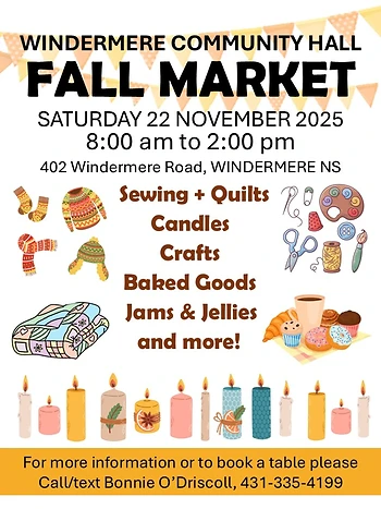 Poster for Windermere Fall Market