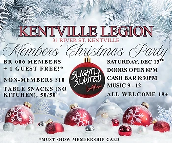 Poster for Members' Christmas Dance