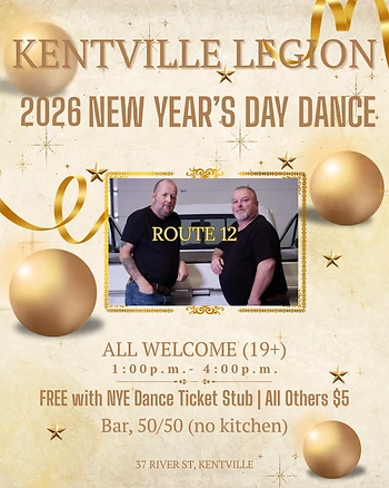 Poster for New Year's Day Dance with Route 12