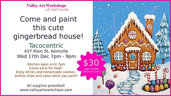 Poster for Paint Night | Cookie Exchange