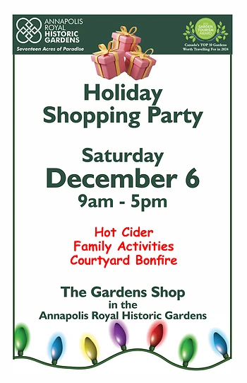 Poster for Holiday Shopping Party