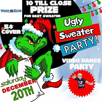 Poster for DJ Gizmo's Ugly Sweater Party