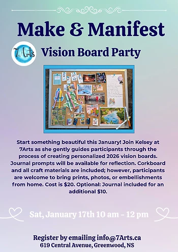 Poster for Make & Manifest: Vision Boards