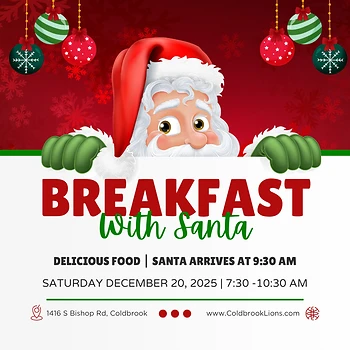 Poster for Breakfast with Santa