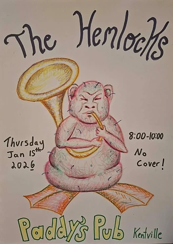 Poster for The Hemlocks-  Thirsty Thursday Live Music