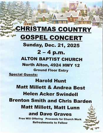 Poster for Country/Gospel Show