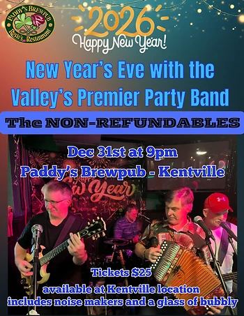 Poster for The Non-Refundables New Year's Eve Party