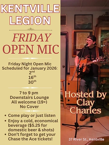 Poster for Open Mic Hosted by Clay Charles