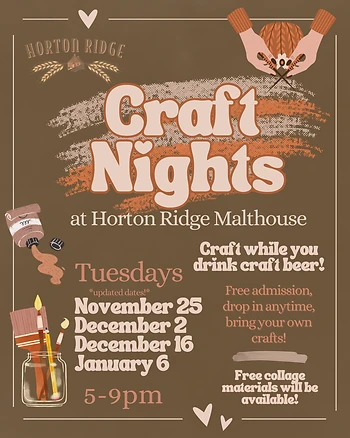 Poster for Craft Night
