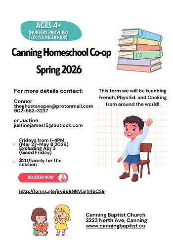 Poster for Homeschool Co Op Group