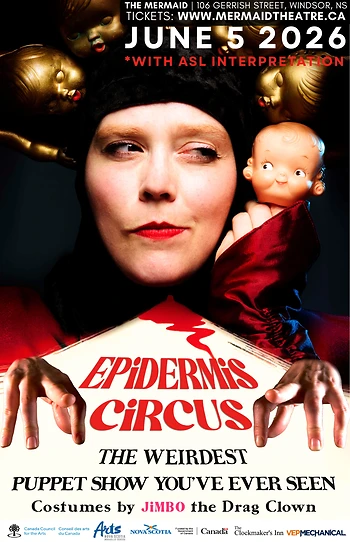 Poster for Epidermis Circus * with ASL interpreter Carolyn Carter