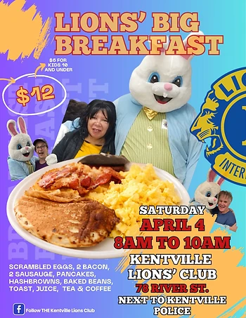 Poster for EASTER Big Breakfast