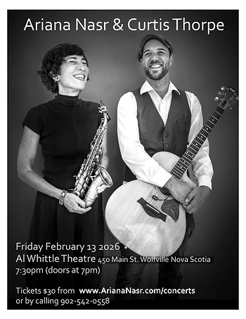 Poster for Ariana Nasr & Curtis Thorpe