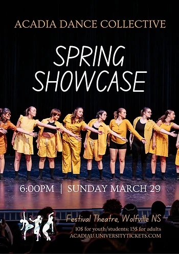 Poster for Acadia Dance Collective Spring Showcase