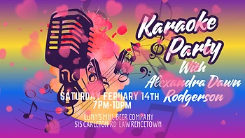 Poster for Karaoke with Alexandra Dawn Rodgerson