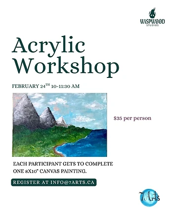 Poster for Acrylic Workshop