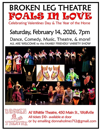 Poster for Broken Leg Theatre - Foals in Love