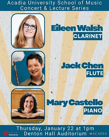 Poster for Concert & Lecture Series-Chen, Walsh & Castello